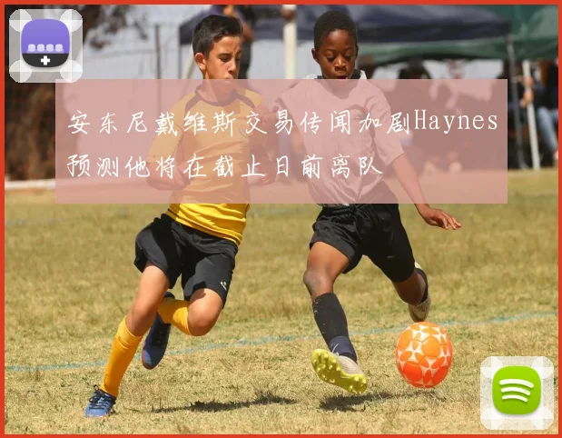 安东尼戴维斯交易传闻加剧Haynes预测他将在截止日前离队