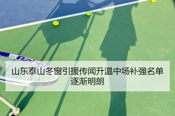 山东泰山冬窗引援传闻升温中场补强名单逐渐明朗 - ManBetX